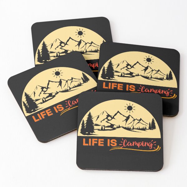 Item preview, life is camping designed and sold by nuchy.