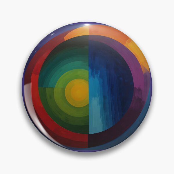 Item preview, Color Harmony Circle - Modern Abstract Art designed and sold by VA Design.