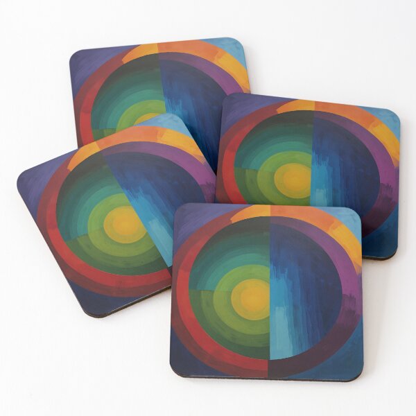 Item preview, Color Harmony Circle - Modern Abstract Art designed and sold by VA Design.