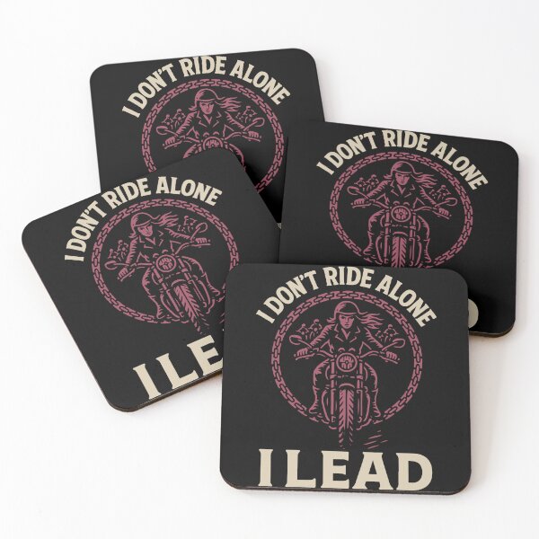 Item preview, I Don't Ride Alone I Lead Motorrad Bikerin designed and sold by LuminOrb.