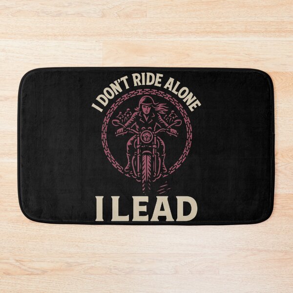 Item preview, I Don't Ride Alone I Lead Motorrad Bikerin designed and sold by LuminOrb.