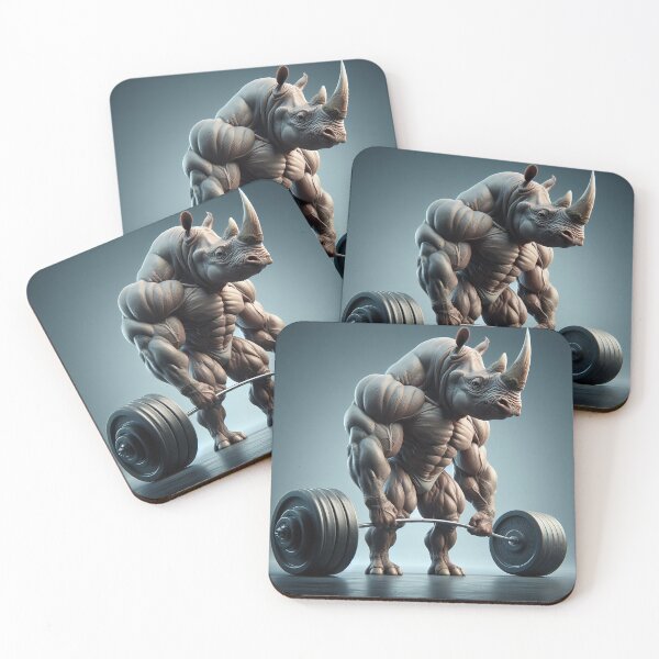 Item preview, Rhino Bodybuilder designed and sold by TeezyDezignes.