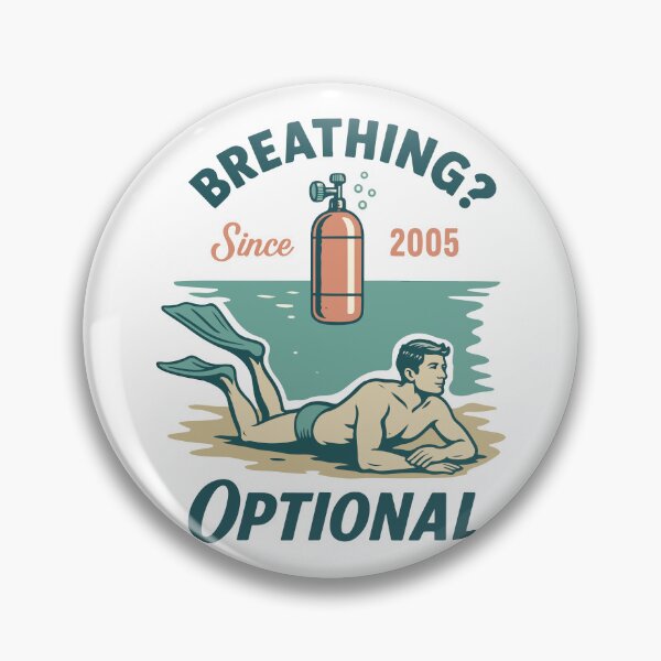 Item preview, Breathing Optional Diver Ocean Sea designed and sold by LuminOrb.