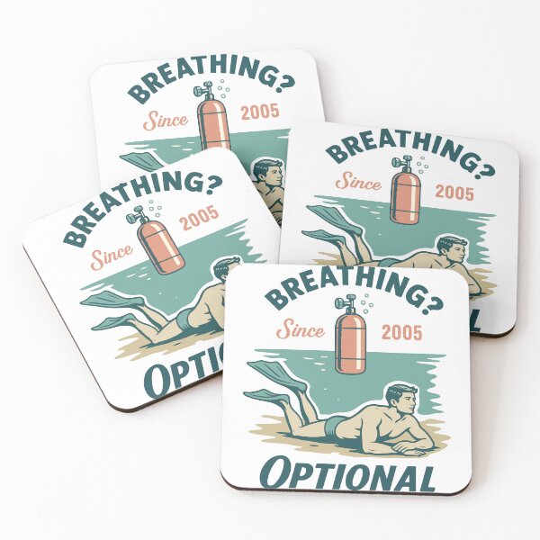 Item preview, Breathing Optional Diver Ocean Sea designed and sold by LuminOrb.