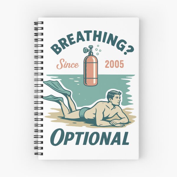 Item preview, Breathing Optional Diver Ocean Sea designed and sold by LuminOrb.
