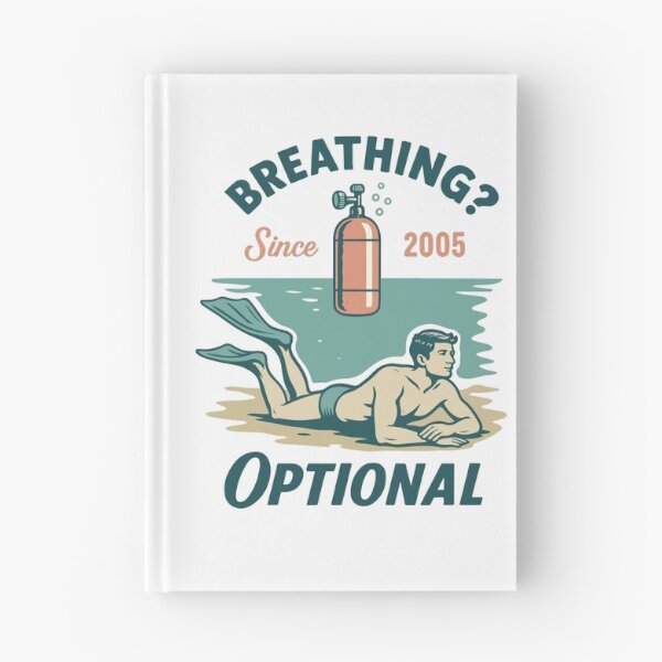 Item preview, Breathing Optional Diver Ocean Sea designed and sold by LuminOrb.