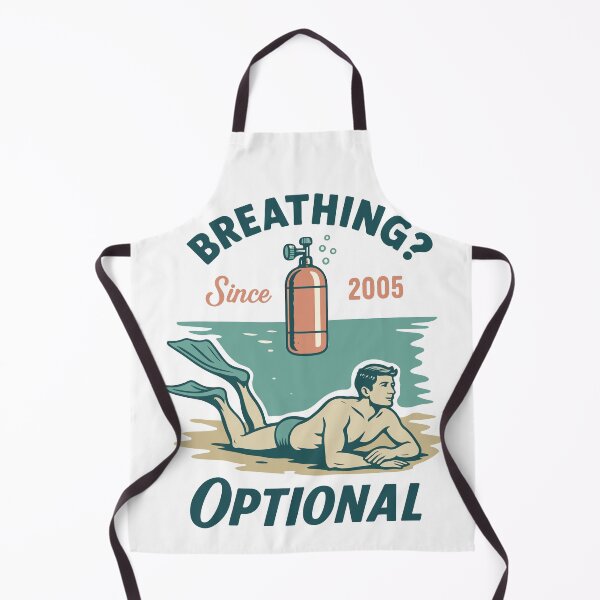 Item preview, Breathing Optional Diver Ocean Sea designed and sold by LuminOrb.