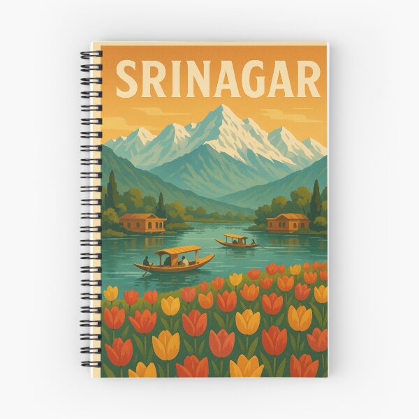 Item preview, Srinagar Tulips and Shikara Boats on Dal Lake designed and sold by Places On Earth.