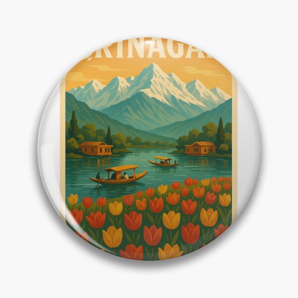 Item preview, Srinagar Tulips and Shikara Boats on Dal Lake designed and sold by Places On Earth.