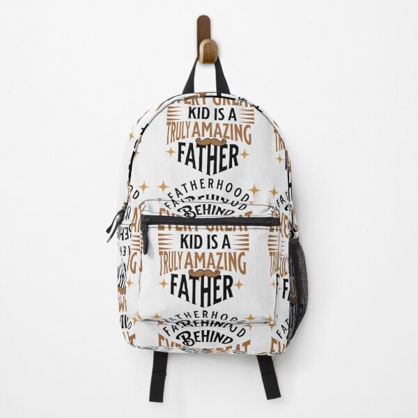 Item preview, Fatherhood: Behind every great kid is a truly amazing father designed and sold by GraphiQTees.
