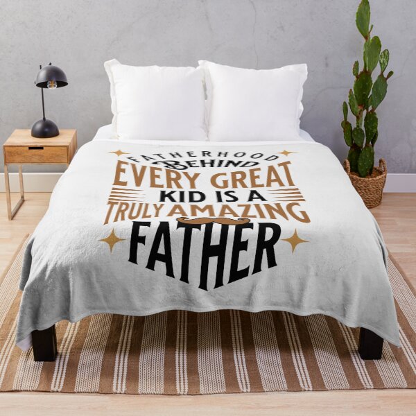 Item preview, Fatherhood: Behind every great kid is a truly amazing father designed and sold by GraphiQTees.