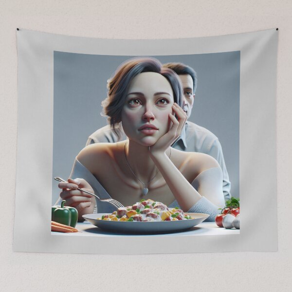 Item preview, Missing You at Every Meal; Empty Space, Full Heart designed and sold by Creative-RE.