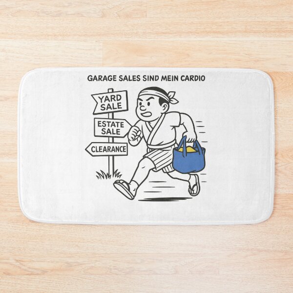 Item preview, Garage Sales Are My Cardio Retro Style designed and sold by LuminOrb.