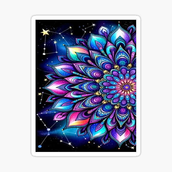 Item preview, Cosmic Mandala in Vibrant Colors designed and sold by Exodoi.
