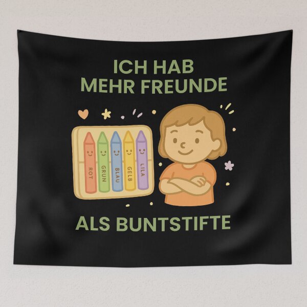 Item preview, I Have More Friends Than Crayons In The designed and sold by LuminOrb.