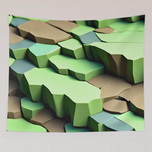 Item preview, 3D Raindrop Tactical Camo in Moss and Bark designed and sold by CamouflageLab.