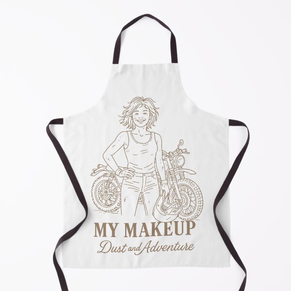 Item preview, Mein Makeup Dust And Adventure Bikerin designed and sold by LuminOrb.