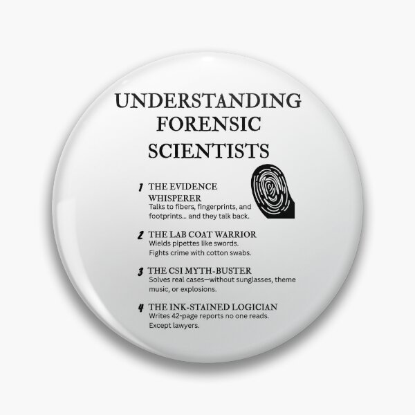 Item preview, Understanding Forensic Scientists – Funny Crime Lab Life Definitions designed and sold by PsyFlow35.