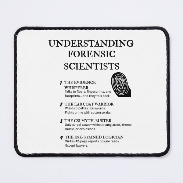 Item preview, Understanding Forensic Scientists – Funny Crime Lab Life Definitions designed and sold by PsyFlow35.