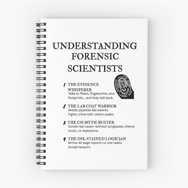 Item preview, Understanding Forensic Scientists – Funny Crime Lab Life Definitions designed and sold by PsyFlow35.