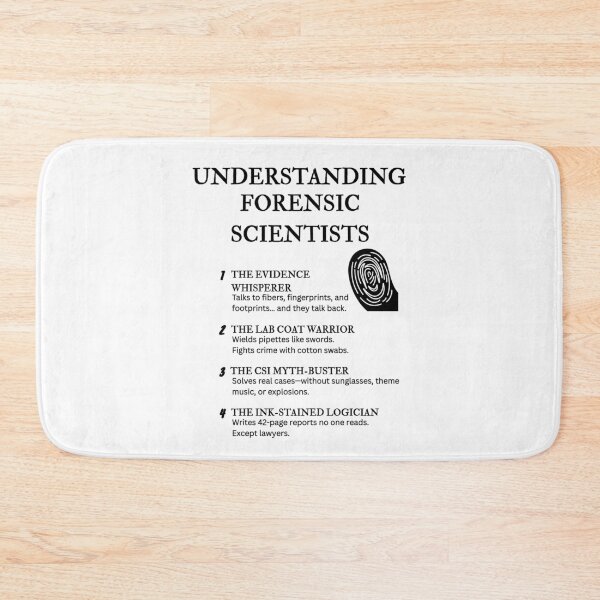 Item preview, Understanding Forensic Scientists – Funny Crime Lab Life Definitions designed and sold by PsyFlow35.