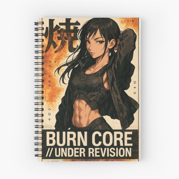Item preview, Burn Core // Tactical Anime Warrior in Revision Mode designed and sold by Hirvipelto.