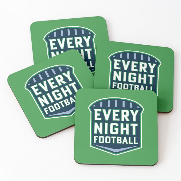 Item preview, Every Night Football - Partial Badge Logo (on green) designed and sold by GX3-Creative.