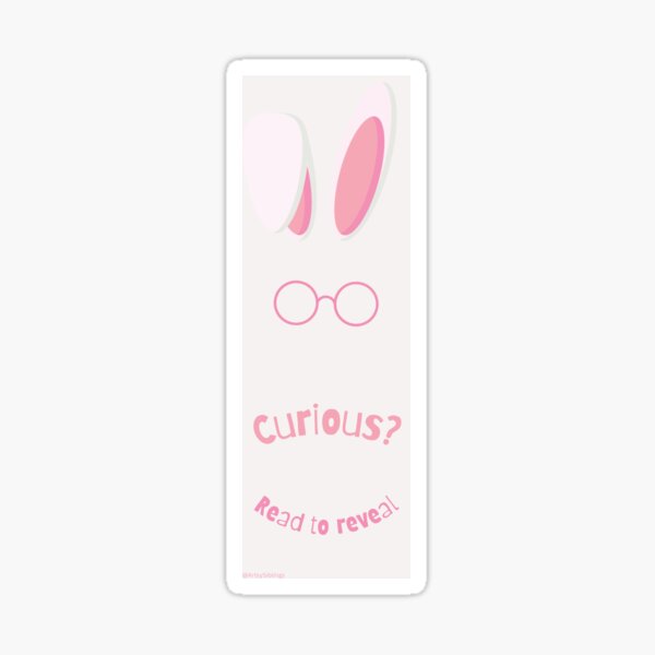 Item preview, Curious? Book sticker designed and sold by ArtsySiblings.