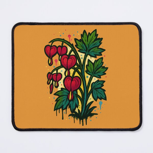 Item preview, Bleeding Heart Bloom – Street Art Botanical Fusion designed and sold by Toftart.