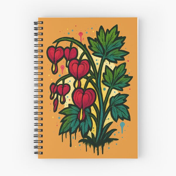 Item preview, Bleeding Heart Bloom – Street Art Botanical Fusion designed and sold by Toftart.