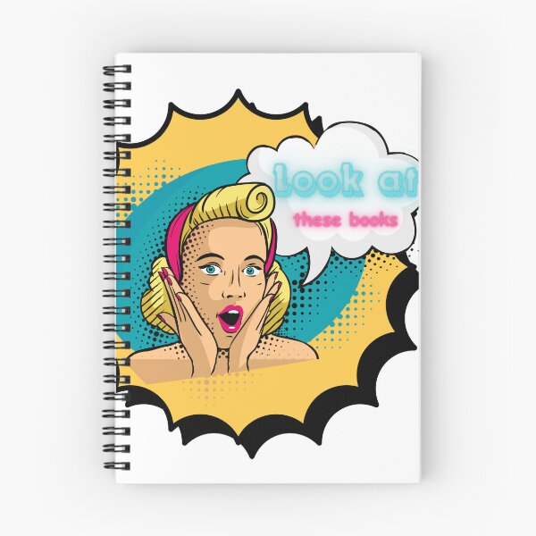 Item preview, Pop Art Book Lover Design – “Look at These Books” designed and sold by LavenderMK.