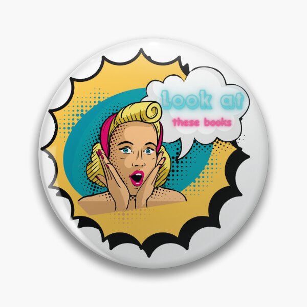 Item preview, Diseño Pop Art para amantes de los libros: «Mira estos libros» designed and sold by LavenderMK.