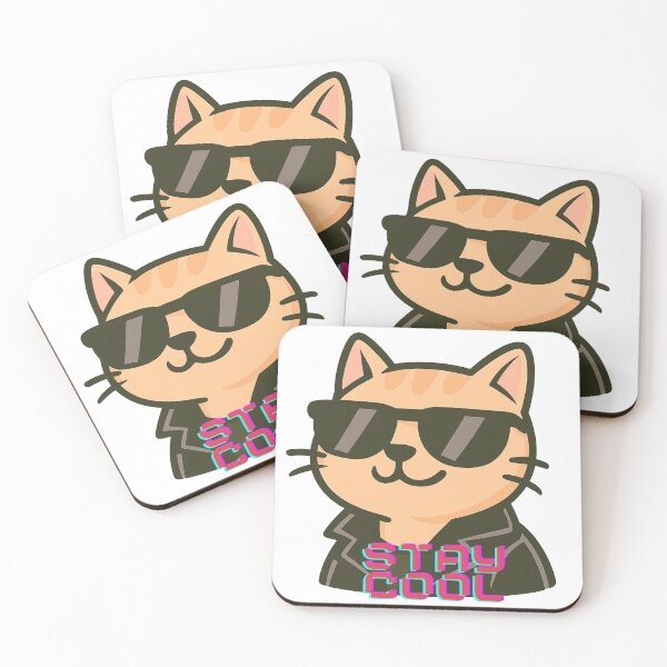 Item preview, Cat stay cool designed and sold by wodigi.