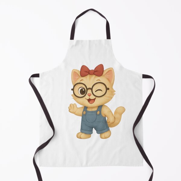 Item preview, Winking Cute Cat with Glasses designed and sold by JoynestStudioCo.