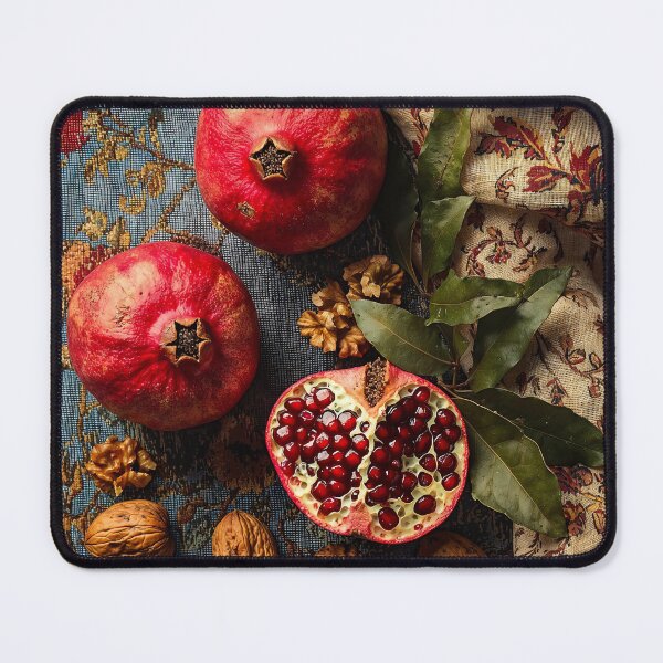 Item preview, Pomegranate and pomegranate leaf designed and sold by Ariadna de Raadt.