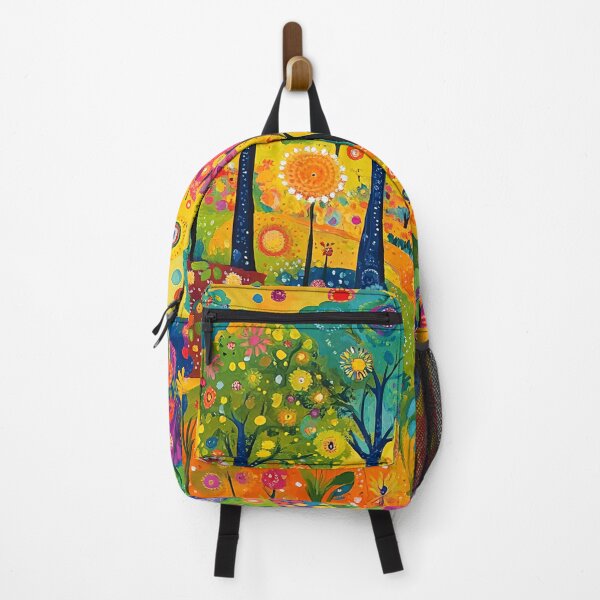 Item preview, Bright Neon Garden Landscape, Colorful Floral designed and sold by Neika Shimm Designs.