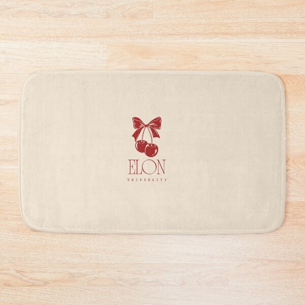 Item preview, 2 font Elon University cherries and bow coquette  designed and sold by jessicaleah15.