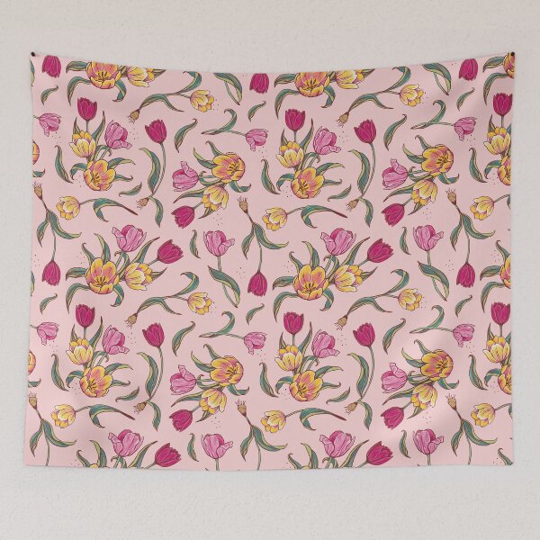Item preview, Tulips on Pink designed and sold by Angie Spurgeon.