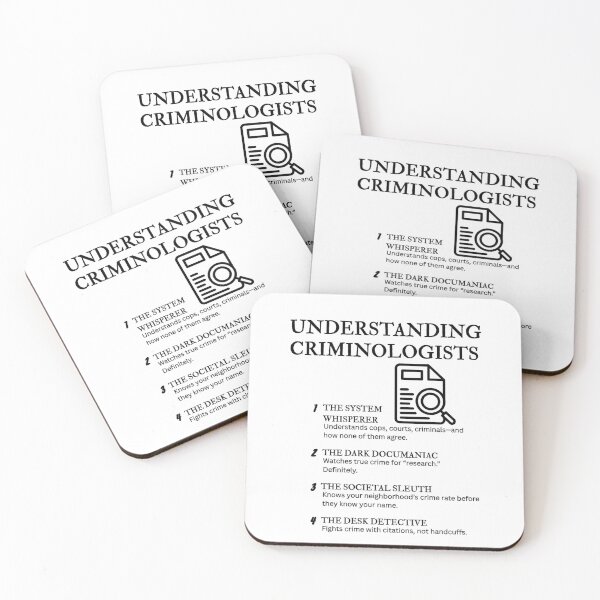 Item preview, Understanding Criminologists – Funny Crime Theory Life Definitions designed and sold by PsyFlow35.
