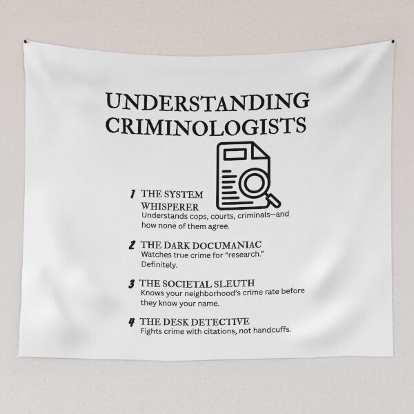 Item preview, Understanding Criminologists – Funny Crime Theory Life Definitions designed and sold by PsyFlow35.