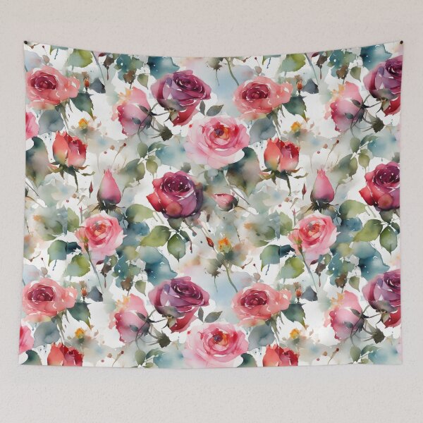 Item preview, Rose Bouquet Watercolor designed and sold by artsake4.
