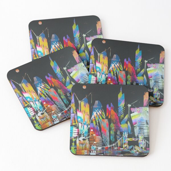 Item preview, City London Abstract Night Lights 5036 designed and sold by Eraclis Aristidou.