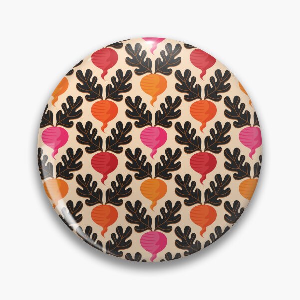 Item preview, beetroot veggies pattern designed and sold by artgeige.