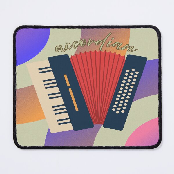 Item preview, An Accordian In Vivid Color designed and sold by BrightrDayMusicArt.