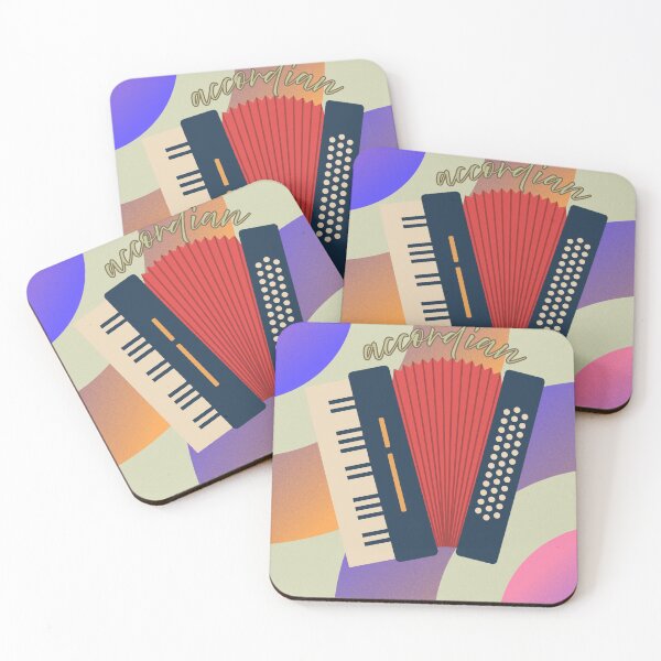 Item preview, An Accordian In Vivid Color designed and sold by BrightrDayMusicArt.