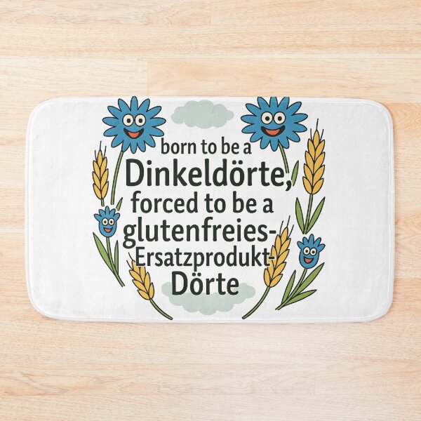 Artikelvorschau, born to be Dinkeldörte, forced to be a glutenfreies Ersatzprodukt Dörte entworfen und verkauft von Jasardpu.