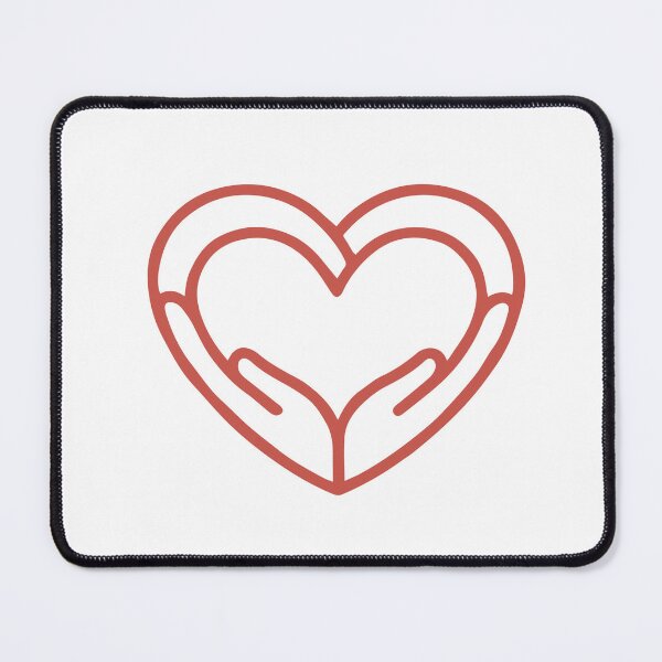 Item preview, Heart with Hands Donation Help Support designed and sold by LuckyStep.