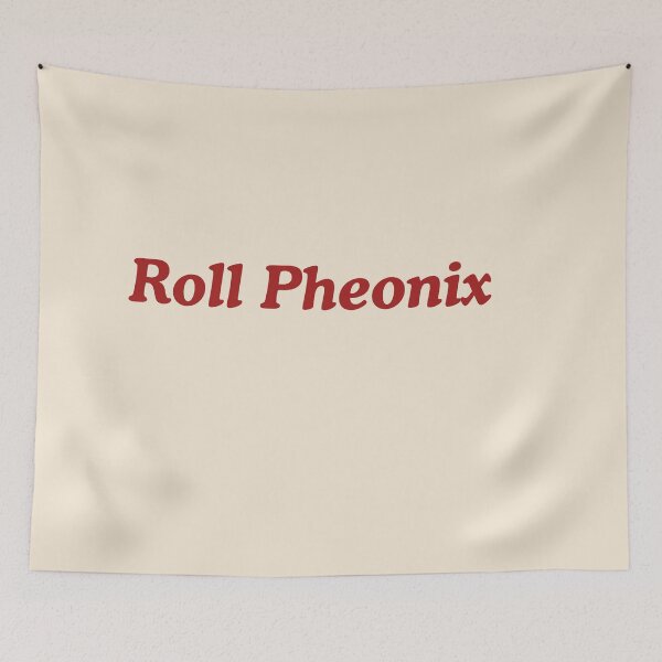 Item preview, maroon cursive roll phoenix Elon University designed and sold by jessicaleah15.