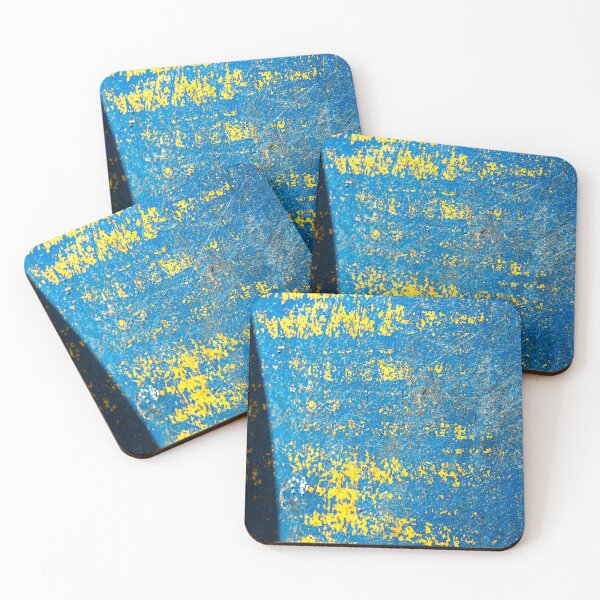 Item preview, blue wall texture with yellow marks designed and sold by felipequeiroz.