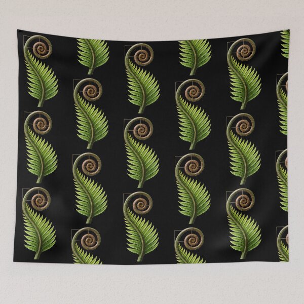 Item preview, Fibonacci Spiral Fern Graphic. Botanic. Plant design. designed and sold by Shoot-The-Moon.